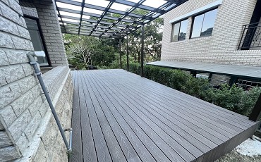 妙鋐塑木工程-戶外地板成品展示