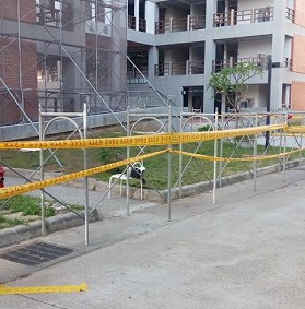 萬明鷹架室內裝修工作架照片