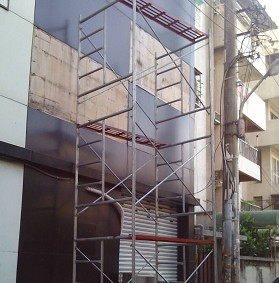 萬明鷹架台中鷹架搭建工程實例