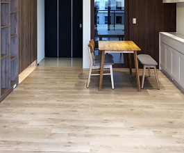 地板好朋友台中SPC地板綠色環保無甲醛安裝實景